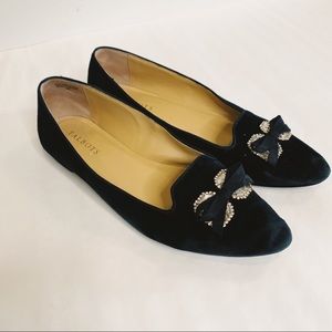 TALBOTS black suede flats